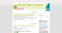 Desktop Screenshot of blog.bibleetcreation.com
